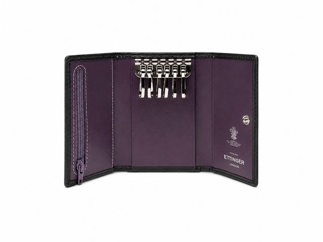 STERLING 6 HOOK KEY CASE PURPLE - PURPLE