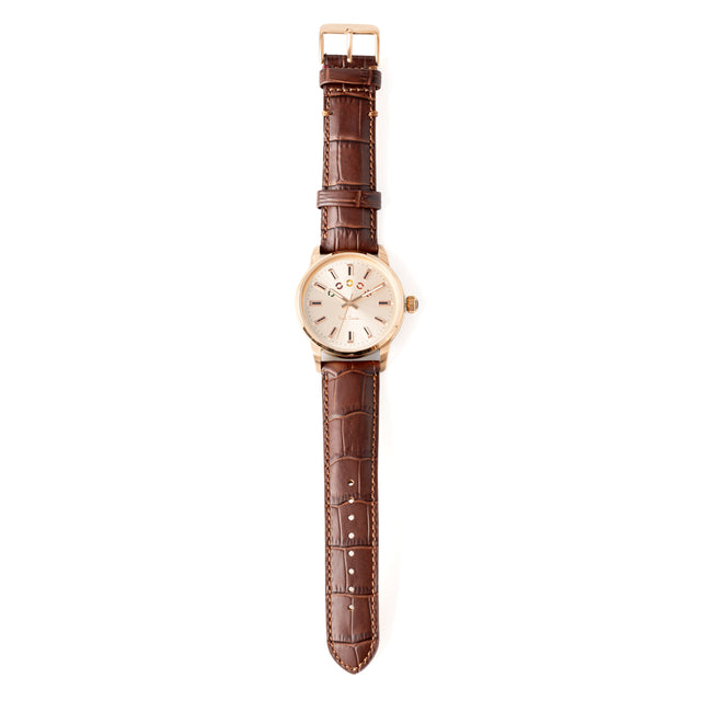 Block IPG-Gold Strap - BROWN