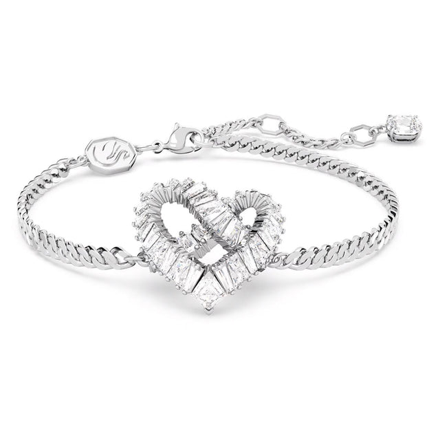 MATRIX HEART BRACELET - WHITE/RHODIUM PLATED 5648299 WHITE/RHS SWAROVSKI