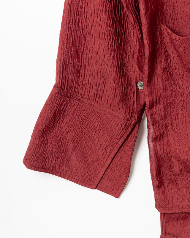 TEXTURED LOOSE-FIT SHIRT - CINOBER RW-TO0010-6102-E25 -310 CINOBER LANVIN
