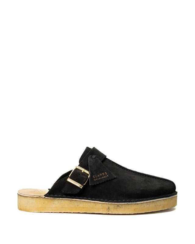 TREK MULE - BLACK SUEDE 26173522 BLACK SUEDE Clarks