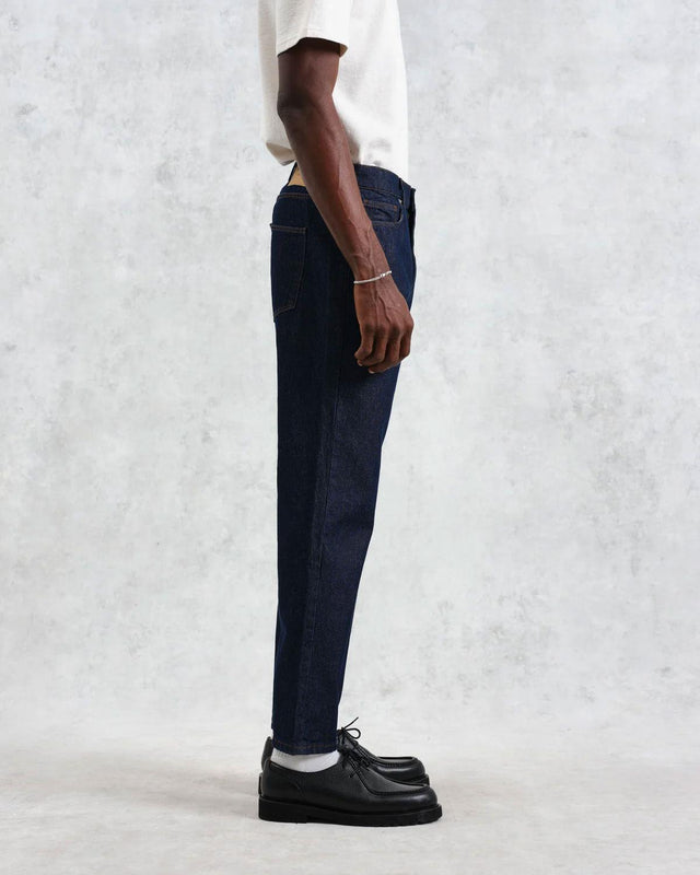 SOHO SLIM FIT DENIM JEANS - DARK RINSE WASH WI00-DEN-SLM-ALL-RIN -RINSE WASH WAX LONDON