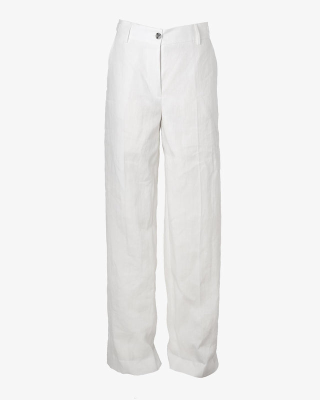 WOMENS TROUSERS - WHITE W1R-328T-M01427 04 PAUL SMITH