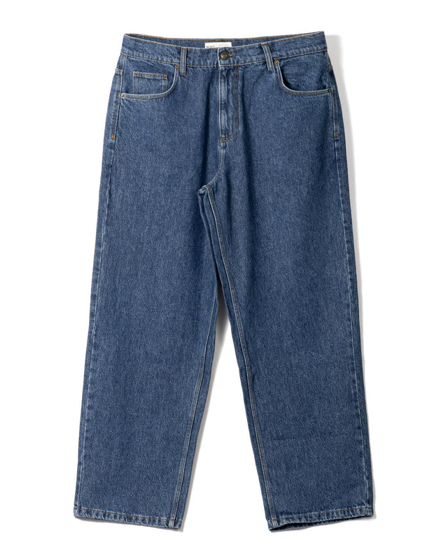 FELIX LOOSE FIT JEAN VINTAGE DENIM - 90s BLUE WASH AW25-DEN-LOO-BPV-BUW -90s BLUE WASH WAX LONDON