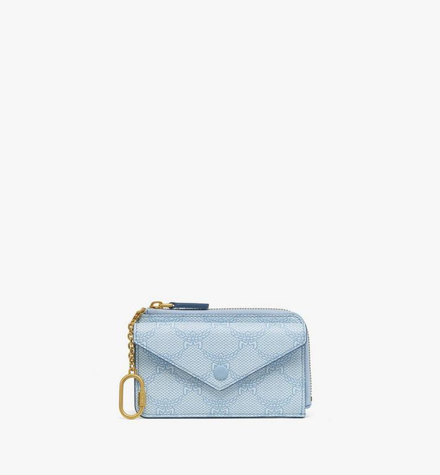 HIMMEL ZIP-AROUND CARD CASE IN LAURETOS - BLUE MYAESAC05E3001 BLUE MCM