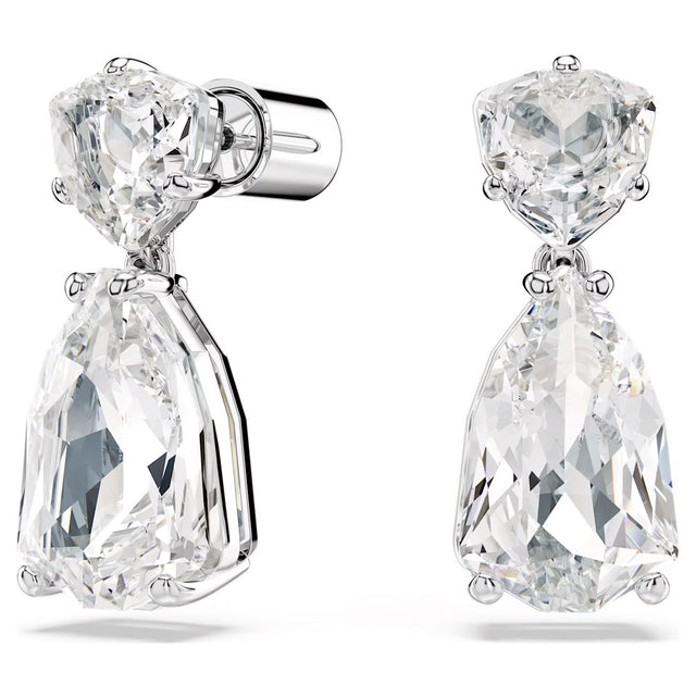 MESMERA DROP EARRINGS - WHITE/RHODIUM PLATED 5661683 CRY/RHS SWAROVSKI