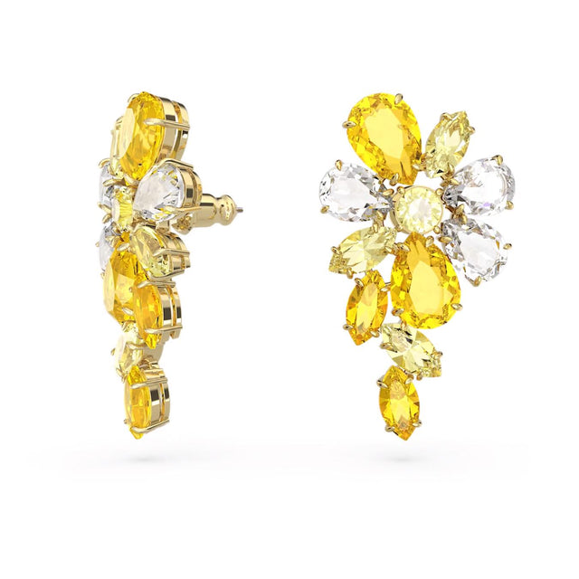GEMA DROP EARRINGS - YELLOW/GOLD-TONE PLATED 5652802 YEL/GOS SWAROVSKI