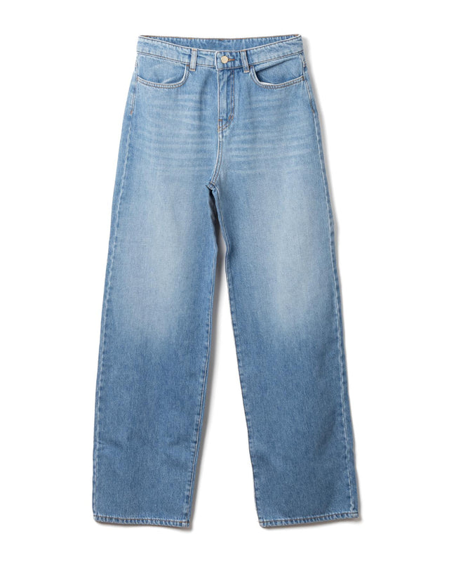 ZAGARA OVERSIZED DENIM JEANS - BLUE 2526186011600 -009 MAX MARA