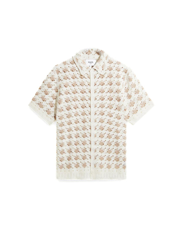 WAX LONDON SS24-KNT-PRT-BEX-ECRECRU
