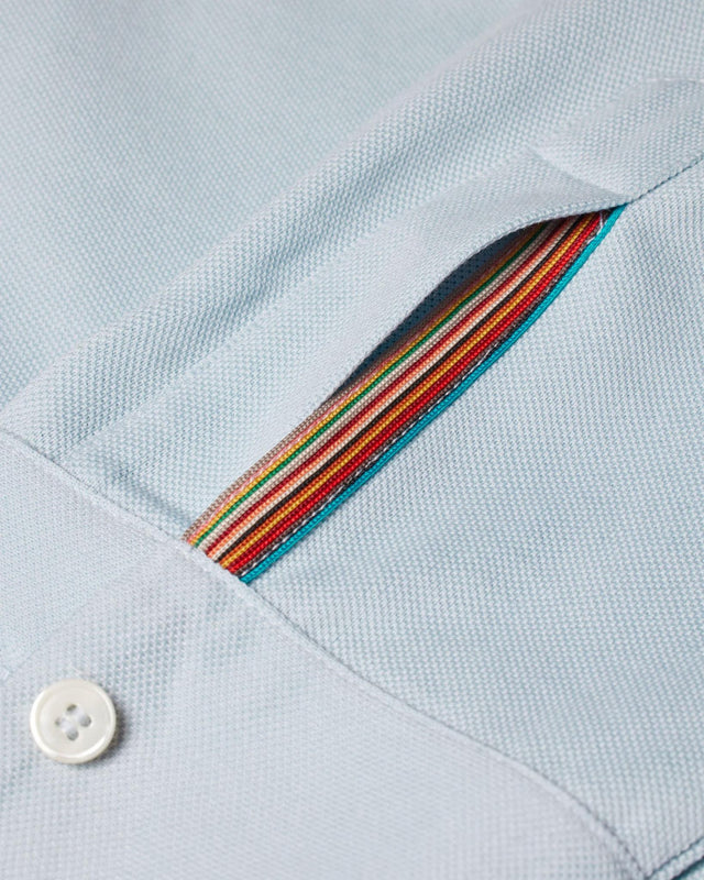 COTTON PIQUE SHIRT - LIGHT BLUE M1R-080Z-N00086 -40B Light Blue PAUL SMITH