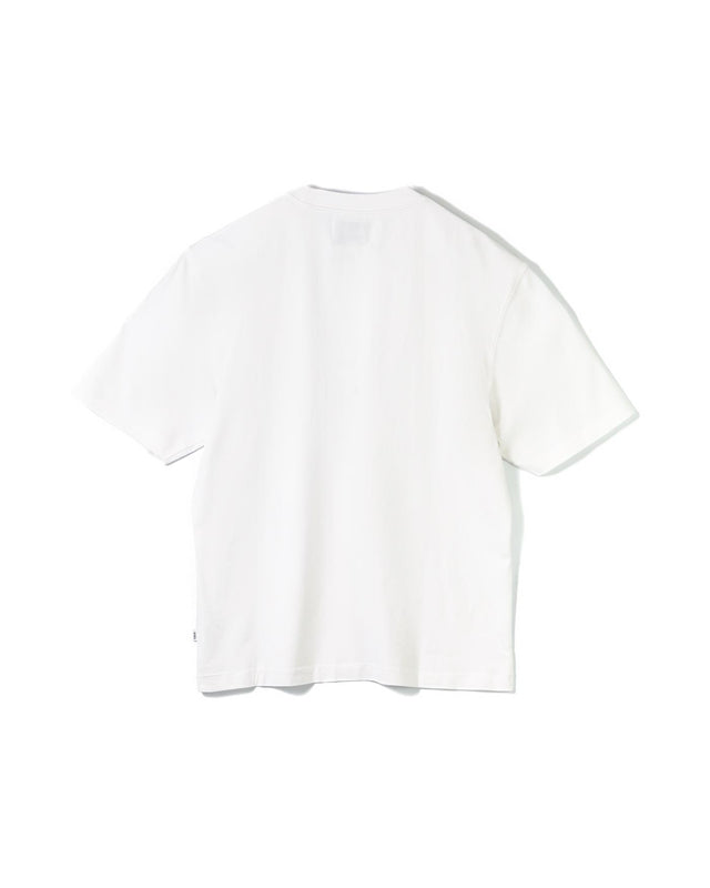 MILTON SS TEE COMPACT COTTON - WHITE SS25-TEE-MIL-BOE-WHI -WHITE WAX LONDON