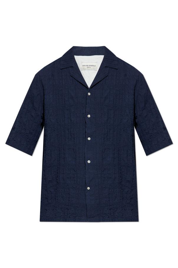 EREN SHORT SLEEVE SHIRT - NIGHT SKY S25MSHI014 -NIGHT SKY OFFICINE GENERALE
