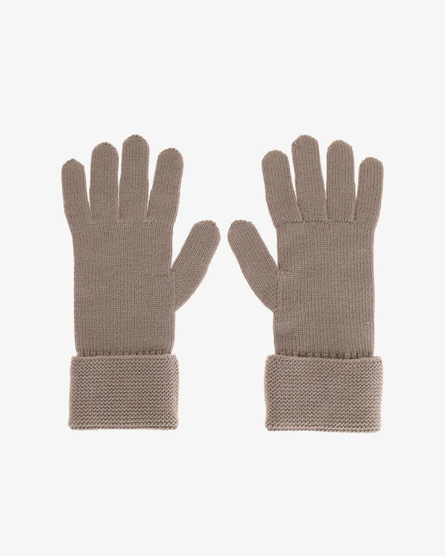 EMBROIDERED ORB GLOVES - STONE GREY 8202002M-K002S-OL P407/STONE GREY Vivienne Westwood