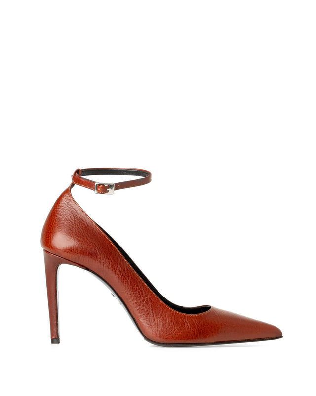 STILLETOES 9 CM HEEL - BROWN FSV604.882 -BROWN AMI PARIS