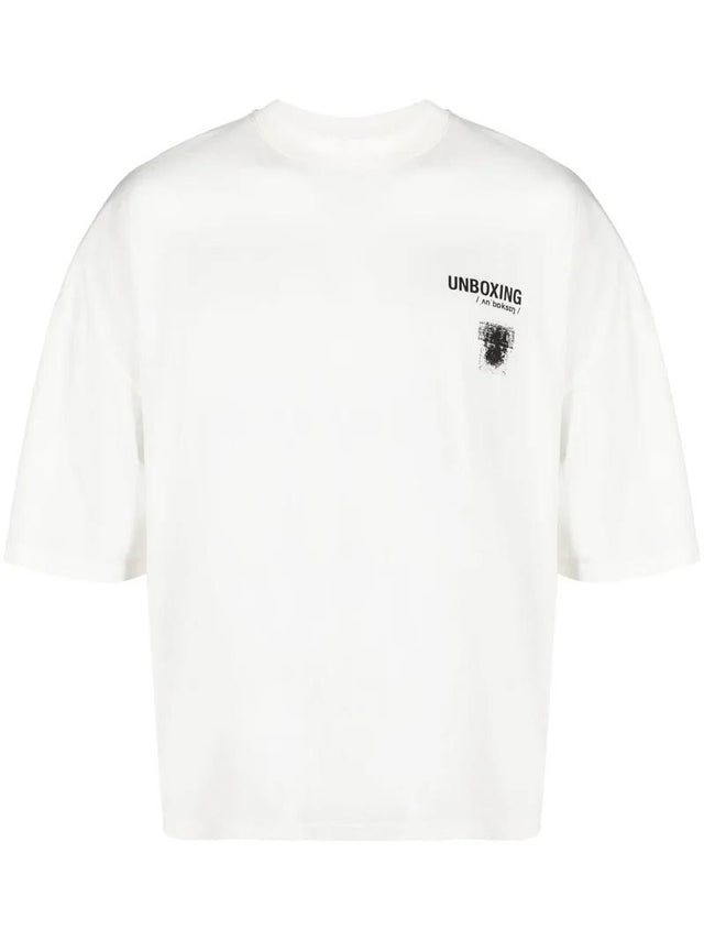 UNBOXING BIG TEE - ECRU SS24STUD-M802 150 HENRIK VIBSKOV