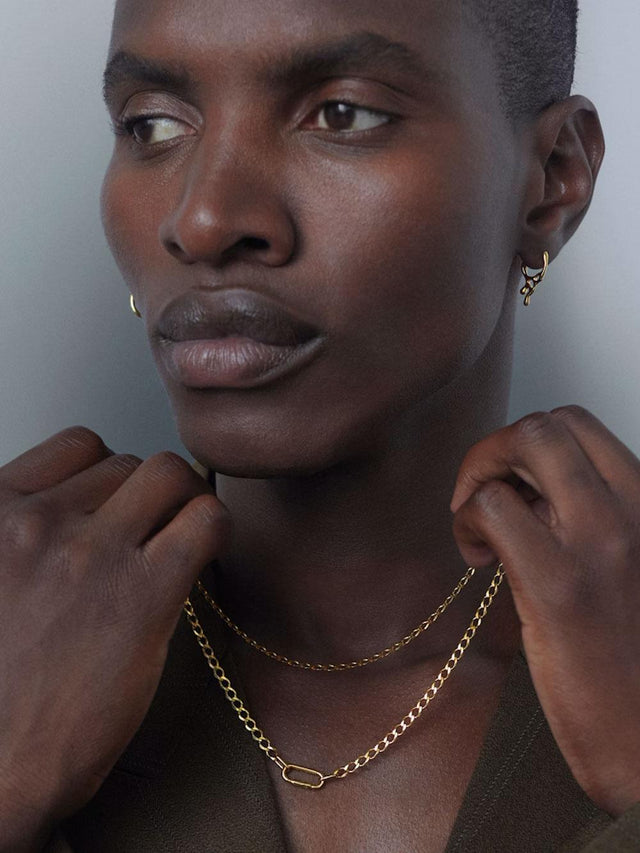 NORDHAVN NECKLACE - GOLD 300500YG -GOLD MARIA BLACK