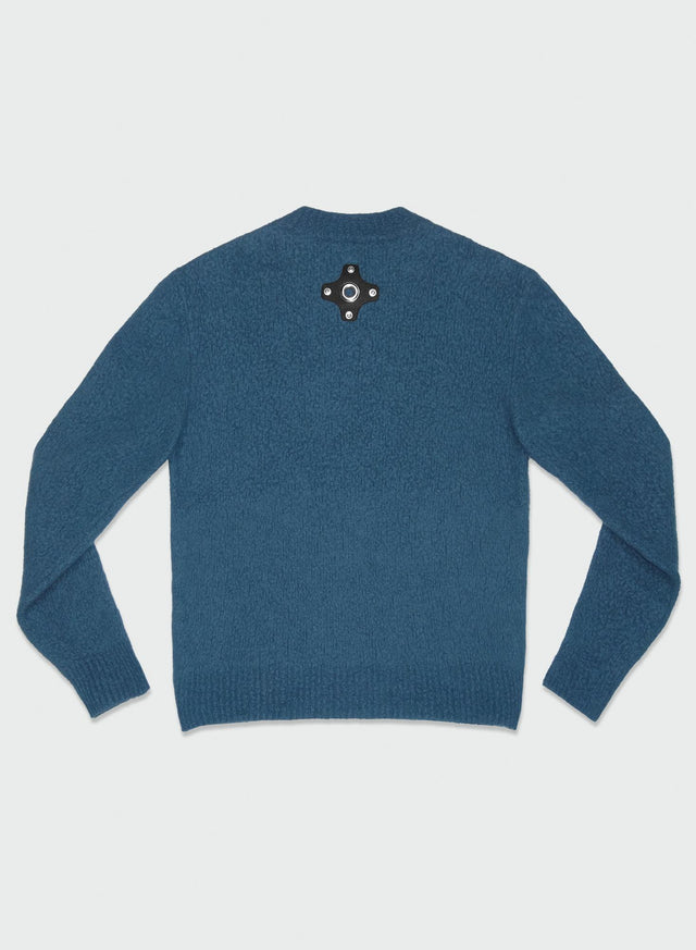 FELT PATCH JUMPER - BLUE CGAW23CKNJU41 BLUE CRAIG GREEN