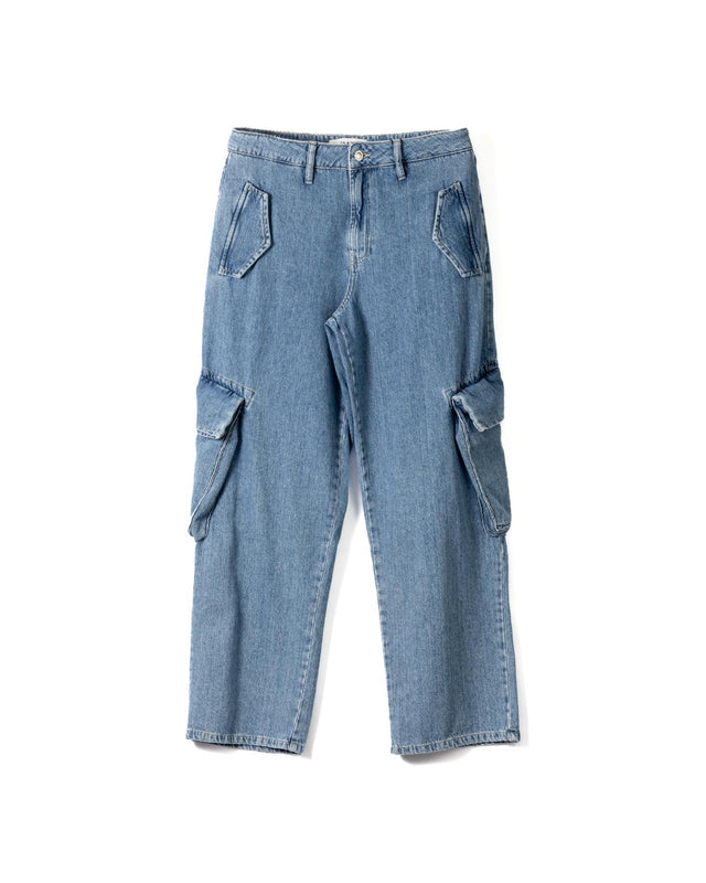 UTA POCKET JEANS - DENIM BLUE I234827 DENIM BLUE IVY COPENHAGEN