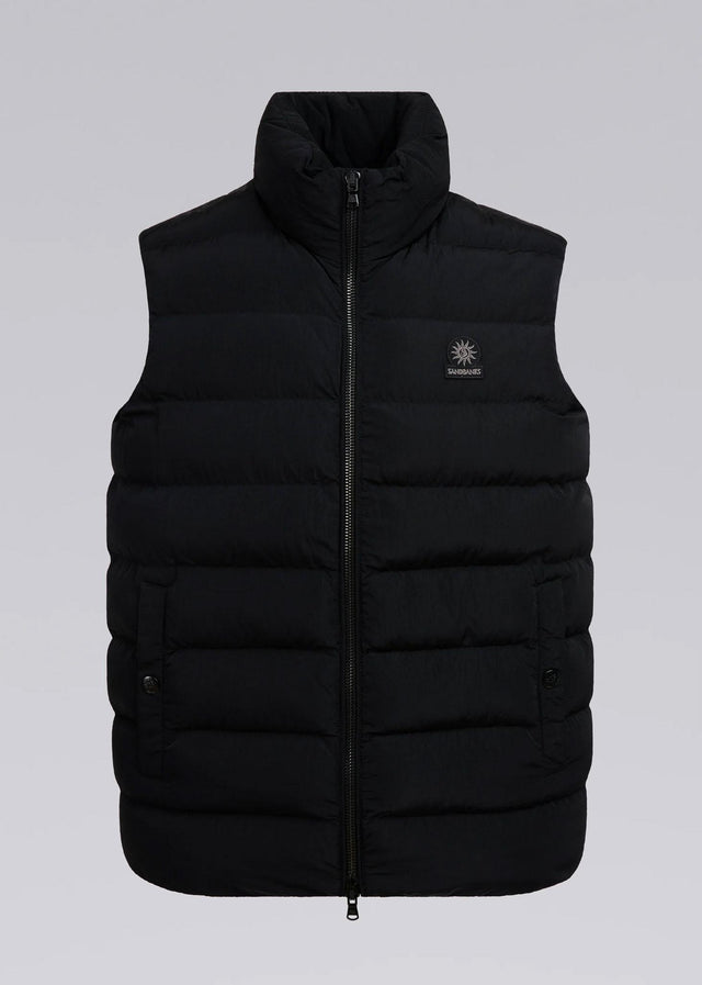 MENS CORE GILET - BLACK M40 -BLACK SANDBANKS