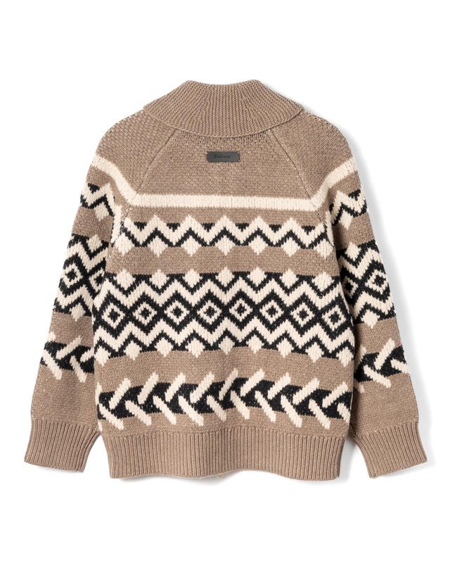 KLARA KNITTED ZIP THROUGH CARDIGAN - MULTI LKN1715MI11 -MULTI BARBOUR