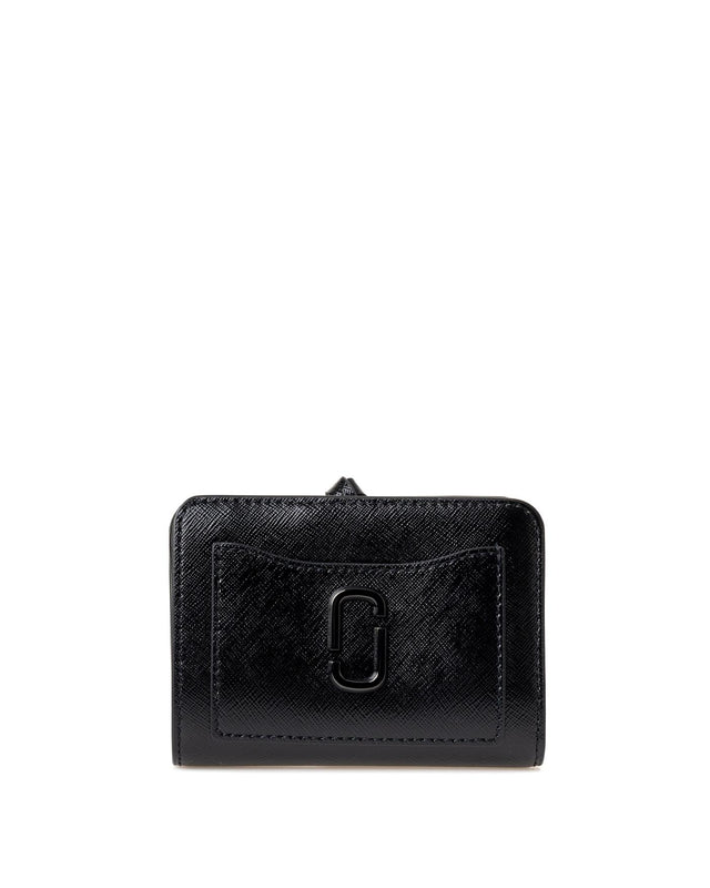 THE UTILITY SNAPSHOT DTM MINI COMPACT WALLET - BLACK 2F3SMP051S07 -001 BLACK MARC JACOBS