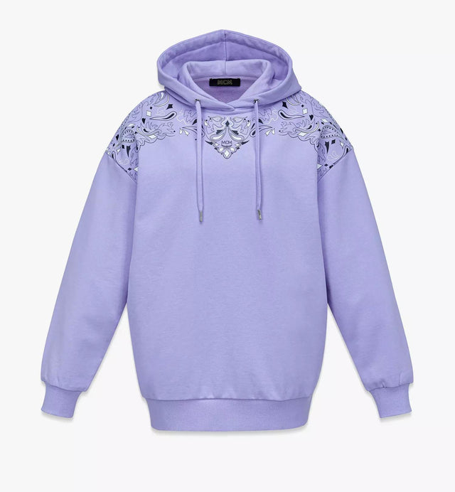 WOMENS BANDANA HOODIE - PURPLE MFADAMM01U700 PURPLE MCM