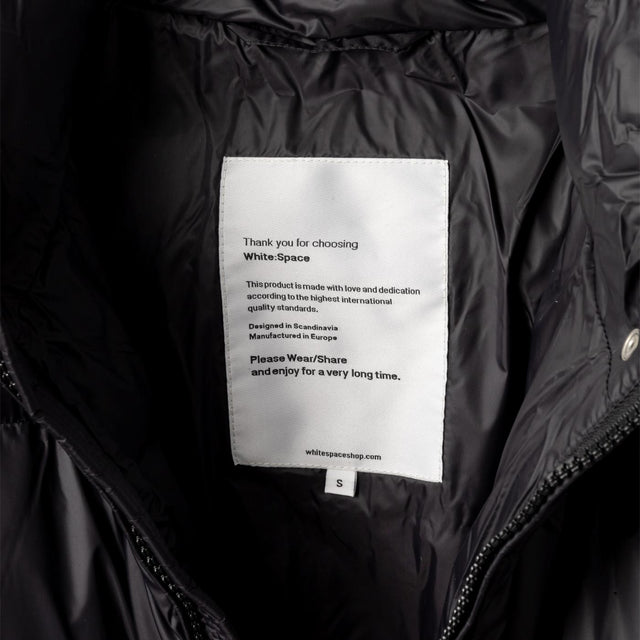 SCOTT DOWN JACKET - BLACK 9000-122 Black White Space