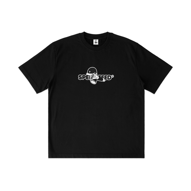 SPEED T-SHIRT - BLACK P007 TSHIRT PAWA SPEED SPORTS