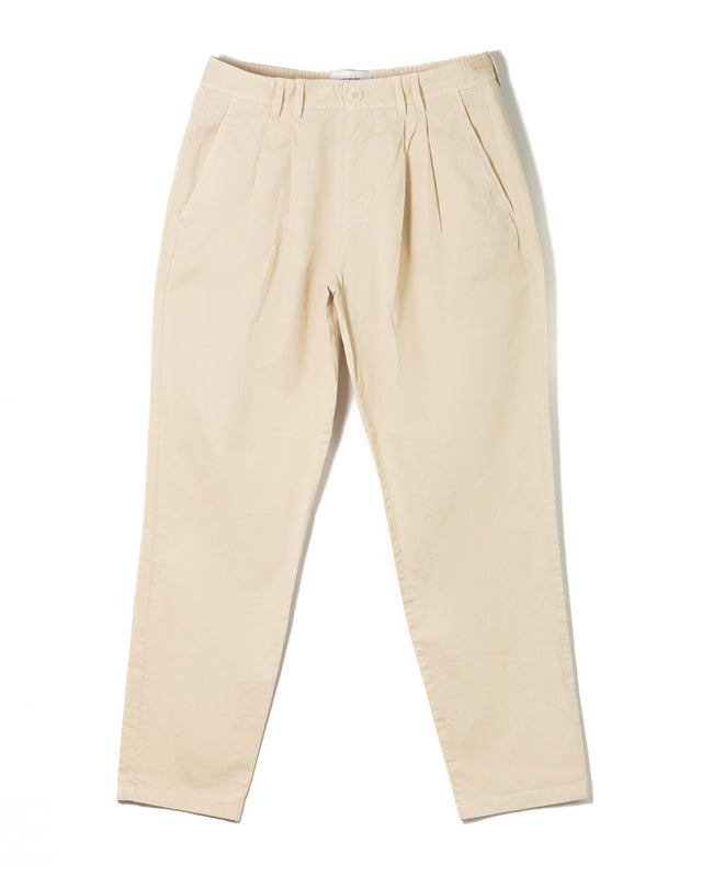 RALEIGH TROUSER V2 COTTON TWILL - STONE PS25-TRO-PLE-AOJ-STO -STONE WAX LONDON