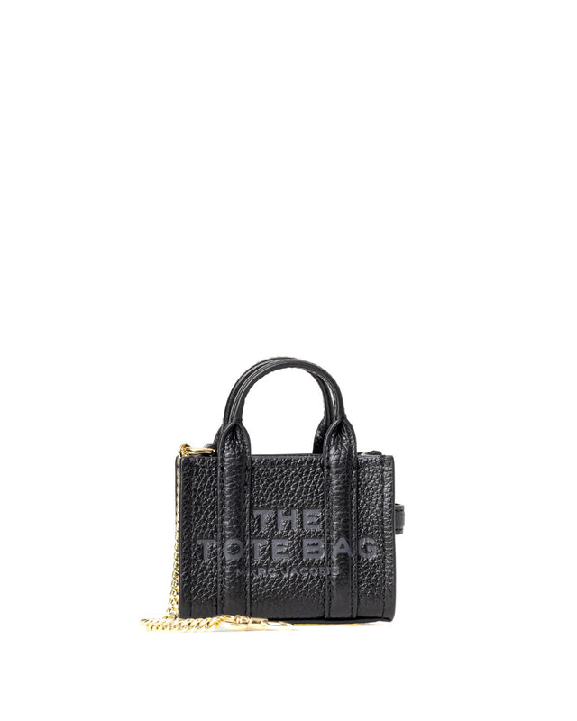 THE NANO TOTE BAG CHARM - BLACK