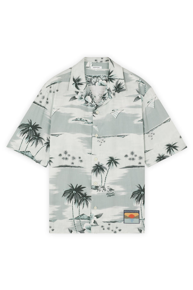 RESORT-SHIRT - SEAFOAM DESIGN MM00402WC4041 -O417 SEAFOAM DESIGN Maison Kitsune