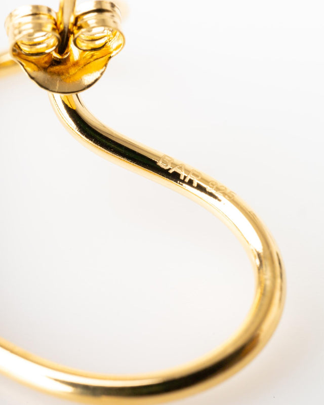 DANCING HEARTS EARRINGS - GOLD DANHE-EA-148 -GOLD BAR JEWELLERY