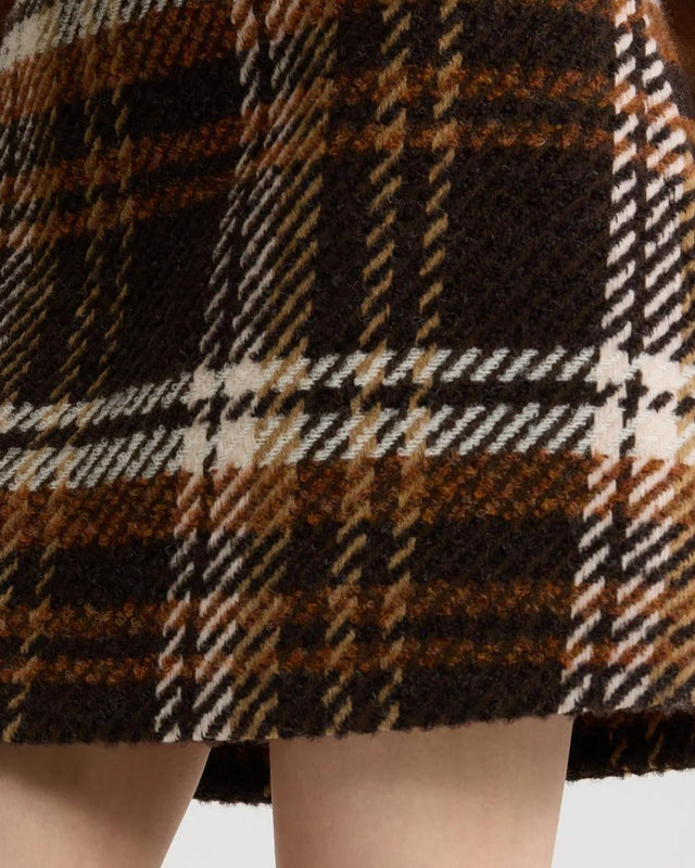 A LINE MINI SKIRT - AUTUMN CHECKERBOARD SK0860231 -5076 AUTUMN CHECKERBOARD PATOU