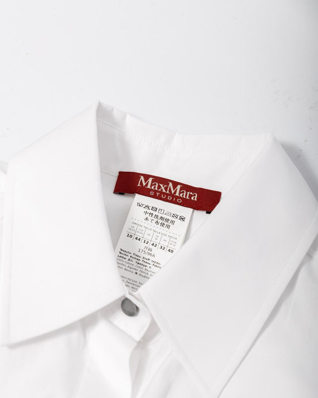 QUEVA SHIRT - WHITE 2426116062600 -1 MAX MARA