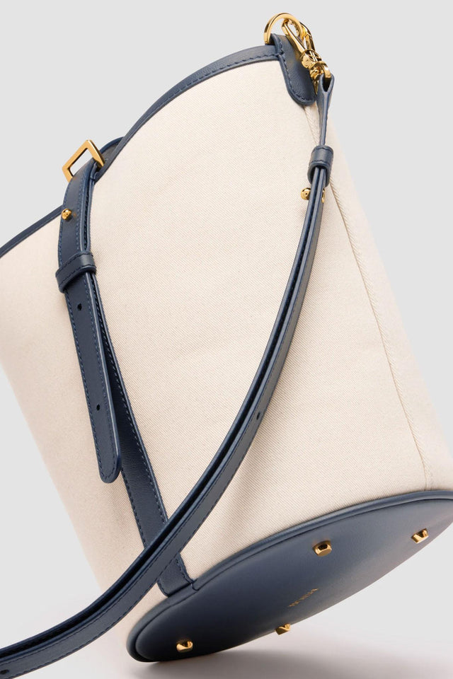 SMALL JP CANVAS BUCKET BAG - NAVY BLACK BA0215500 -699N NAVY BLACK PATOU