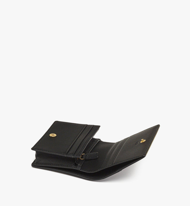 SPANISH CALFSKIN DIAMOND SNAP WALLET - BLACK MYSESAK01BK001 BLACK MCM