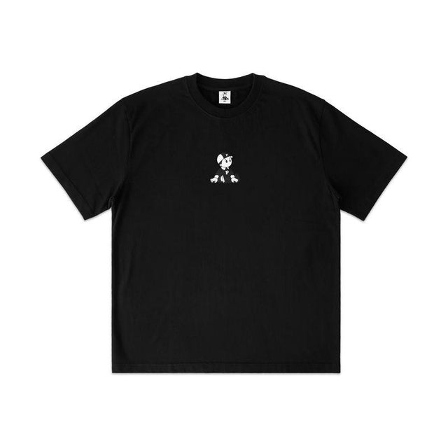 BOY T-SHIRT - BLACK P002 TSHIRT PAWA SPEED SPORTS