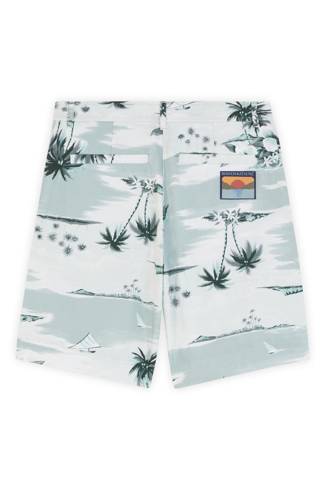 BOARD SHORTS - SEAFOAM DESIGN MM01402WW4015 -O417 Maison Kitsune