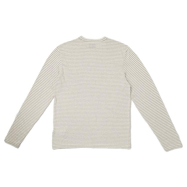 STRIPE T-SHIRT - HEATHER GREY/ ECRU S25MTEE227 -HEATHER GREY/ECRU OFFICINE GENERALE