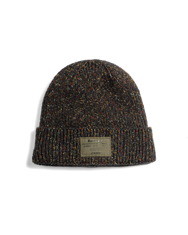 ESTON BEANIE HAT - FOREST GREEN MHA0863GN89 -FOREST GREEN BARBOUR