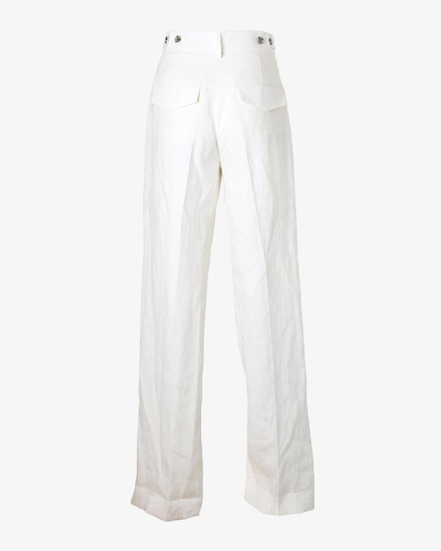 WOMENS TROUSERS - WHITE W1R-328T-M01427 04 PAUL SMITH