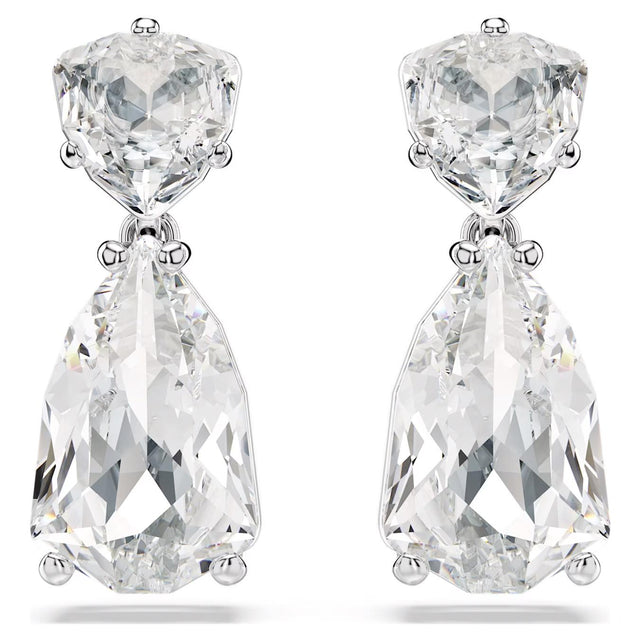 MESMERA DROP EARRINGS - WHITE/RHODIUM PLATED 5661683 CRY/RHS SWAROVSKI