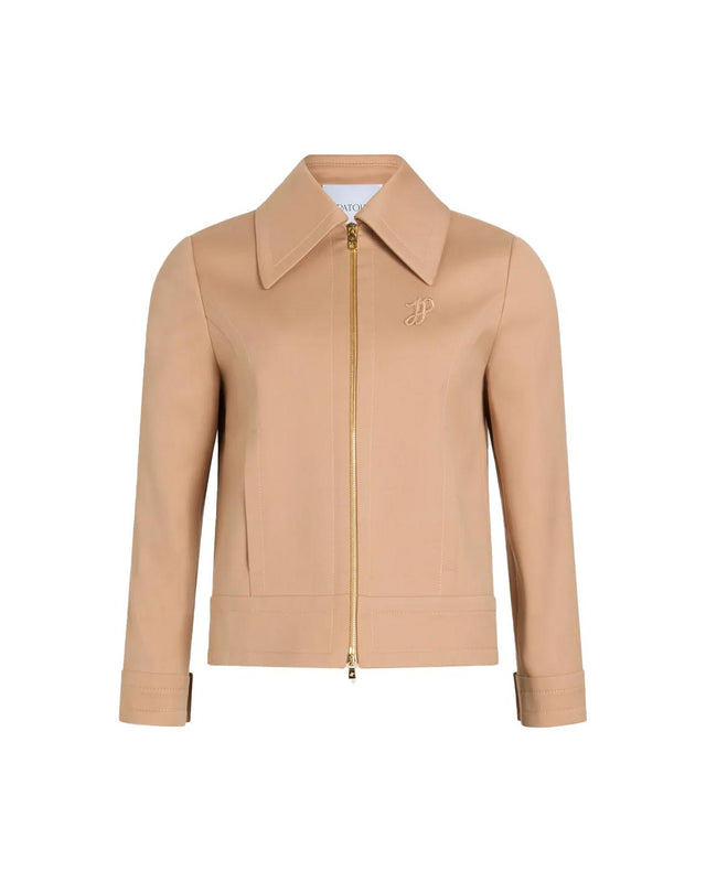 SHORT ZIPPED JACKET - PRALINE OU0360203 -118P PRALINE PATOU