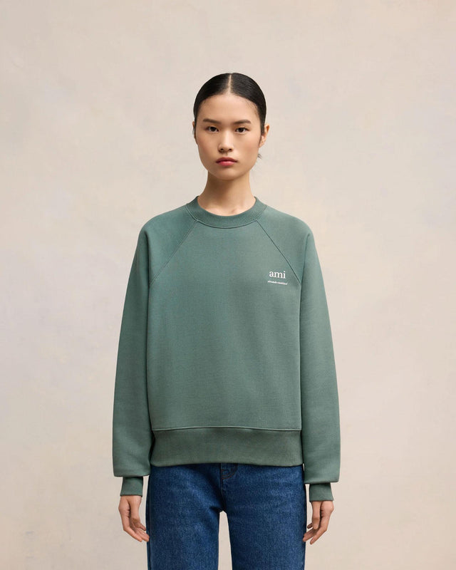 ALEXANDRE MATTIUSSI SWEATSHIRT - ANTIQUE CLAY USW024.747 -4013 ANTIQUE CLAY AMI PARIS