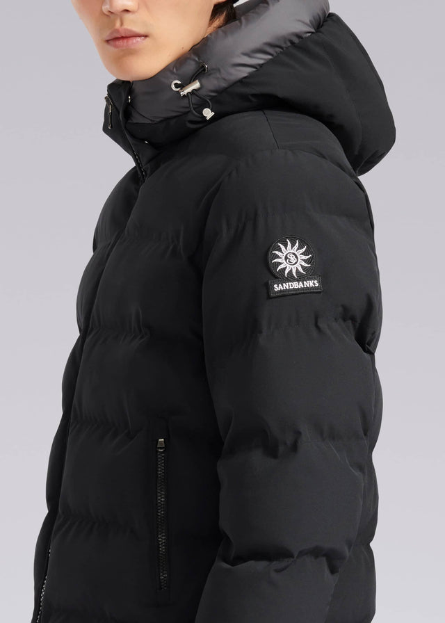 MENS CORE PUFFER - BLACK M12 -BLACK SANDBANKS