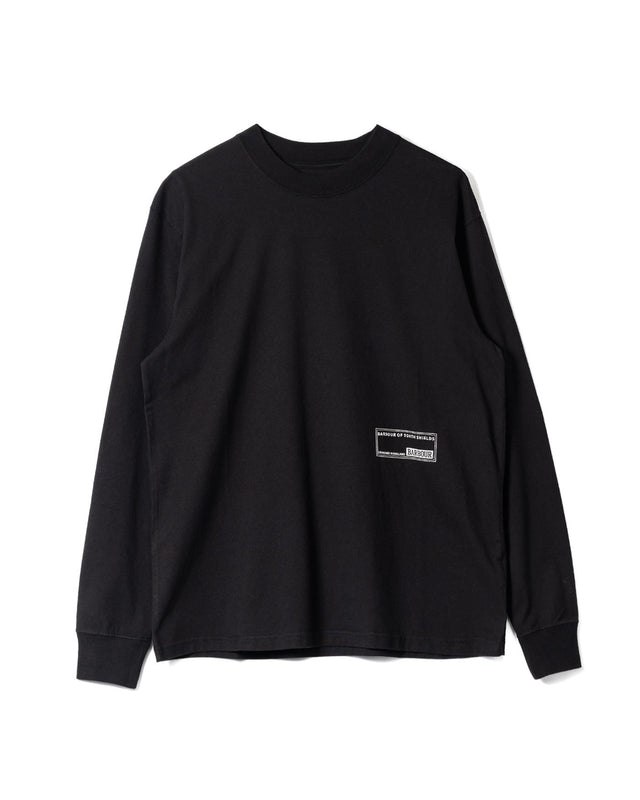 HAMILTON LS T-SHIRT - BLACK MTS1489BK31 -BLACK BARBOUR
