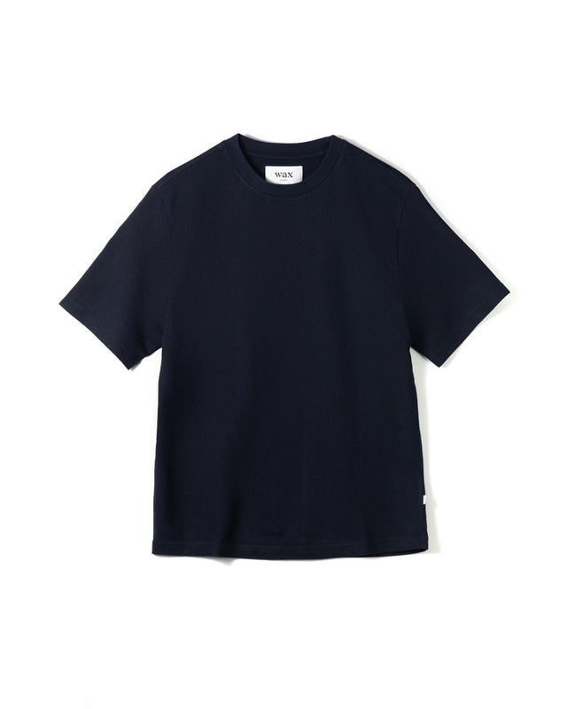 DEAN SS TEE JOLT - NAVY WI00-TEE-DEA-APF-NVY -NAVY WAX LONDON