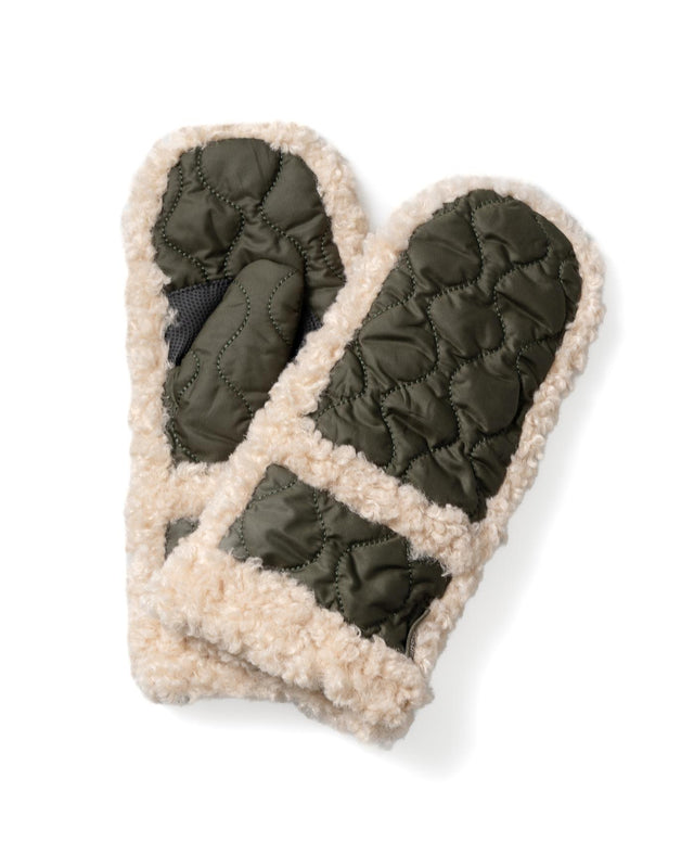 MARINE WATERPROOF MITTENS - OLIVE LGL0146OL71 -OLIVE BARBOUR