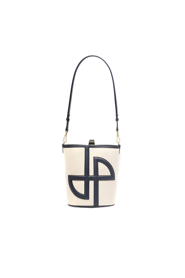 SMALL JP CANVAS BUCKET BAG - NAVY BLACK BA0215500 -699N NAVY BLACK PATOU
