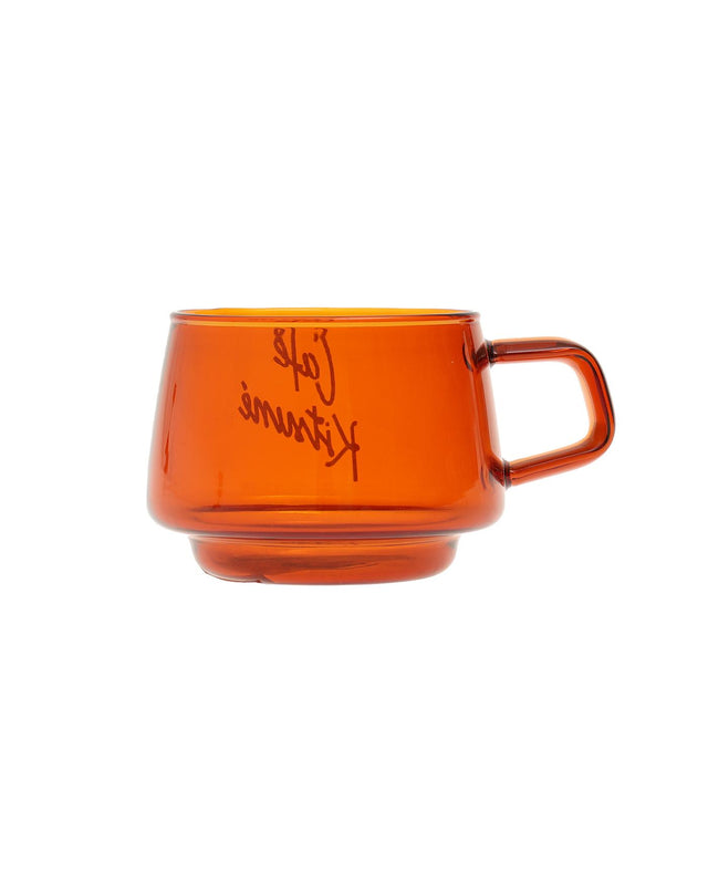 CAFE KITSUNE X KINTO CUP & SAUCER - BRONZE BROWN SPCKU08429 -P272 Maison Kitsune